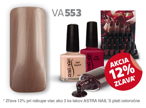 Lak na nechty 14ml 553perleťovofialovohnedá