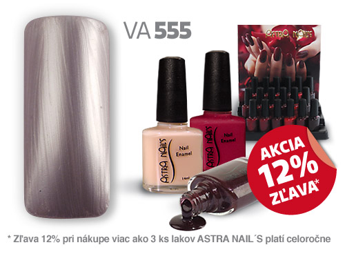 Lak na nechty 14ml 555perleťovoružová