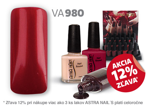 Lak na nechty 14ml 980 perleťovočervený